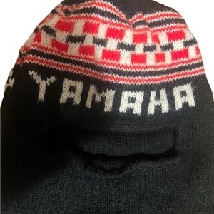 Vintage‎ 80s yahama knit biker ski mask!